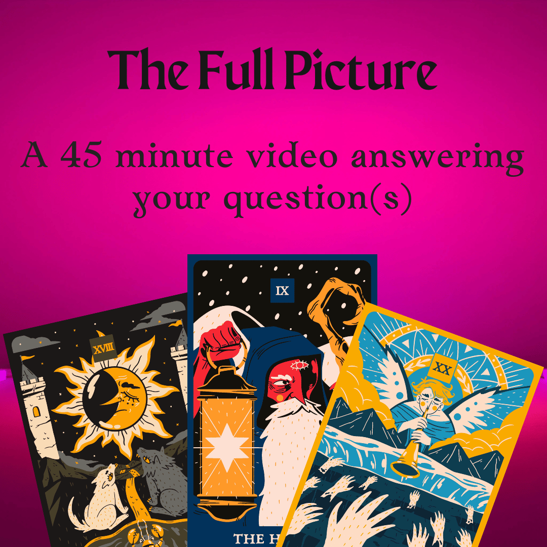 I will deliver an intuitively guided tarot reading video